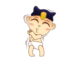 Baby human sticker #13647758