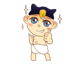 Baby human sticker #13647765