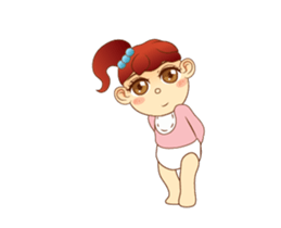 Baby human sticker #13647766