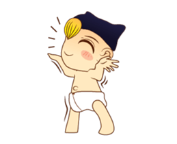 Baby human sticker #13647770