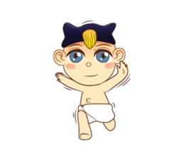 Baby human sticker #13647772