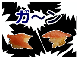 Real sushi. sticker #13647830