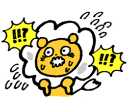 Lion of breakfast sticker #13648064