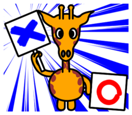 JIN-JIN Giraffe Life 4 sticker #13648123