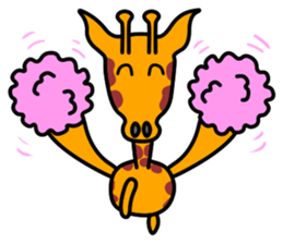 JIN-JIN Giraffe Life 4 sticker #13648142