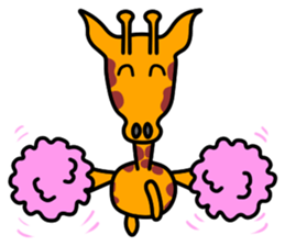 JIN-JIN Giraffe Life 4 sticker #13648143