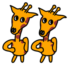 JIN-JIN Giraffe Life 4 sticker #13648144