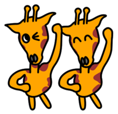 JIN-JIN Giraffe Life 4 sticker #13648145
