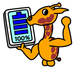 JIN-JIN Giraffe Life 4 sticker #13648148