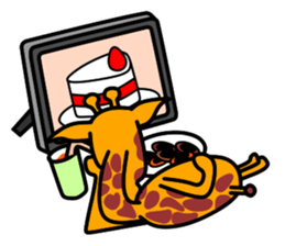 JIN-JIN Giraffe Life 4 sticker #13648149