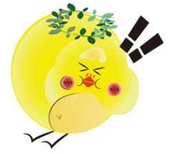 Happy Bird place sticker #13648855