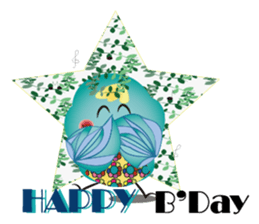 Happy Bird place sticker #13648872