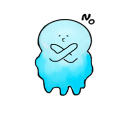 The one which melted in blue sticker #13649048