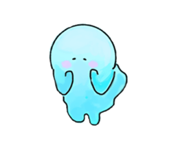 The one which melted in blue sticker #13649053