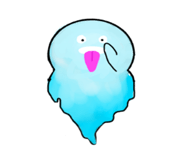 The one which melted in blue sticker #13649059