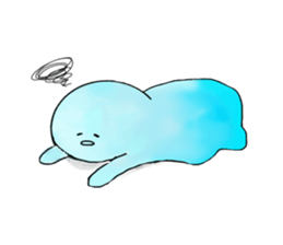 The one which melted in blue sticker #13649065