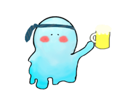 The one which melted in blue sticker #13649070