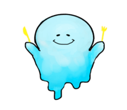 The one which melted in blue sticker #13649071