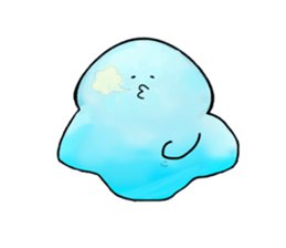 The one which melted in blue sticker #13649072