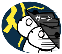 hat panda with Friend sticker #13649173