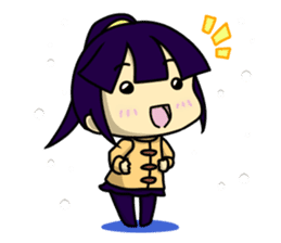 Waku Waku Winter Girl. sticker #13649342