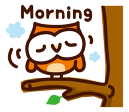 Happy OWL Hoo_Compassion_English_ver sticker #13649430