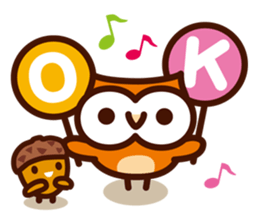 Happy OWL Hoo_Compassion_English_ver sticker #13649431