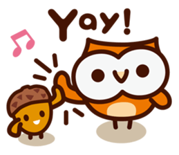Happy OWL Hoo_Compassion_English_ver sticker #13649433