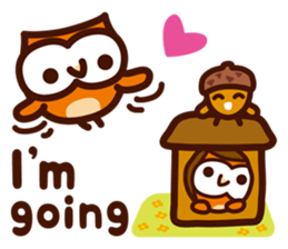 Happy OWL Hoo_Compassion_English_ver sticker #13649434