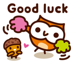 Happy OWL Hoo_Compassion_English_ver sticker #13649436