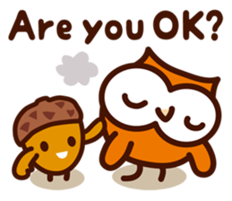 Happy OWL Hoo_Compassion_English_ver sticker #13649438