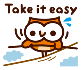 Happy OWL Hoo_Compassion_English_ver sticker #13649442