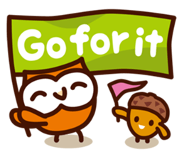 Happy OWL Hoo_Compassion_English_ver sticker #13649449