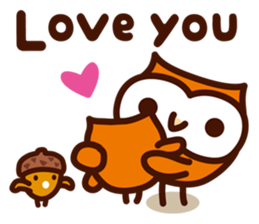 Happy OWL Hoo_Compassion_English_ver sticker #13649450