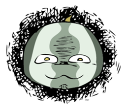 Ahoge Green Alien sticker #13649504