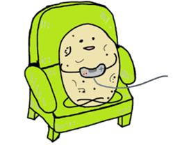 COUCH POTATOES sticker #13649794