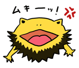 with Bearded dragon sticker #13649999
