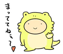 with Bearded dragon sticker #13650002