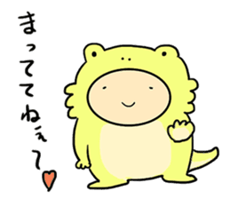 with Bearded dragon sticker #13650002