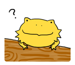 with Bearded dragon sticker #13650011
