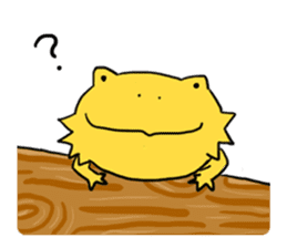 with Bearded dragon sticker #13650011