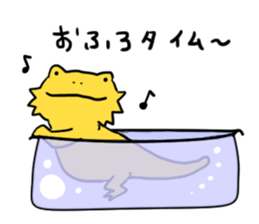 with Bearded dragon sticker #13650012