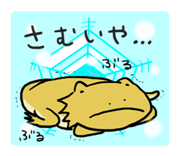 with Bearded dragon sticker #13650016