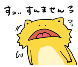 with Bearded dragon sticker #13650017