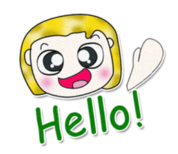 Ha Ha Ha! My name is Tony.^^ sticker #13650222