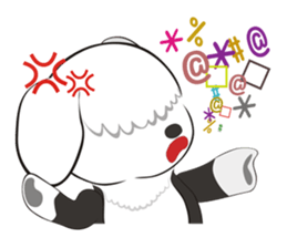 JULIE the old sheepdog 2 sticker #13650658