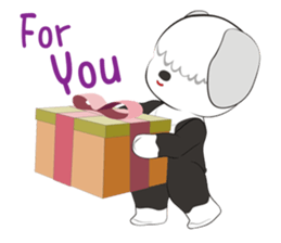 JULIE the old sheepdog 2 sticker #13650665