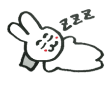 happy rabbit pon sticker #13650837