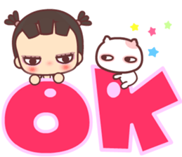 My little bad girl 1 sticker #13651736