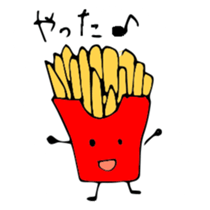 A frog returns to a house. sticker #13651762